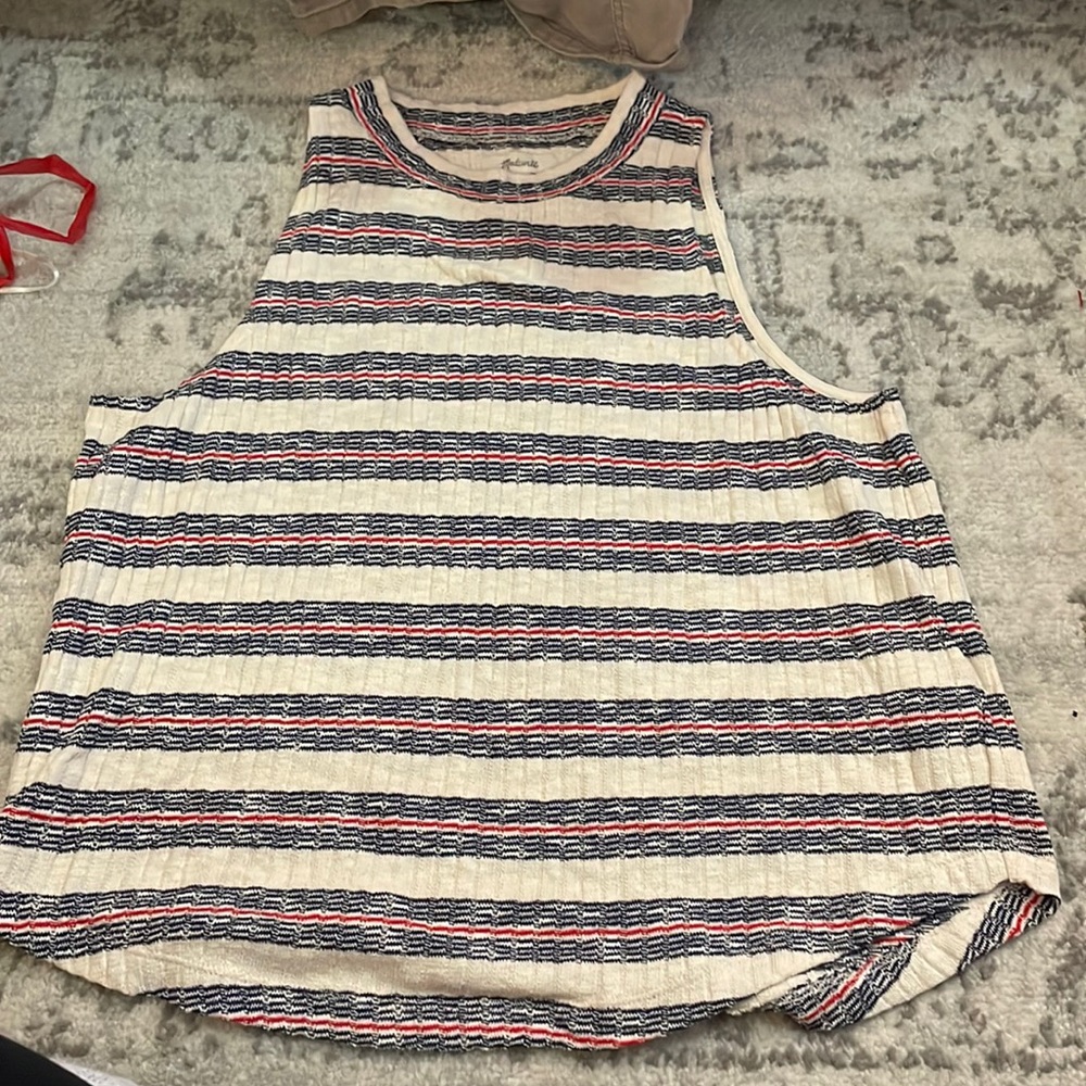 Madewell Flare Tank Sweater